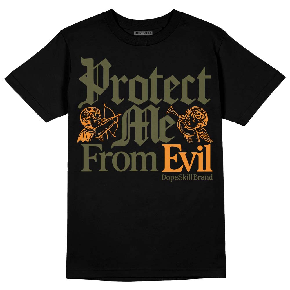 Olive 5s DopeSkill T-Shirt Protect Me From Evil Graphic