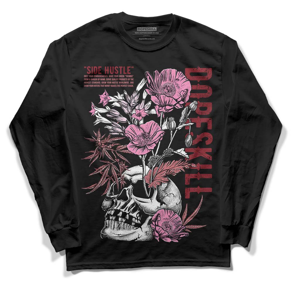 Valentine's Day Collection DopeSkill Long Sleeve T-Shirt Side Hustle Graphic
