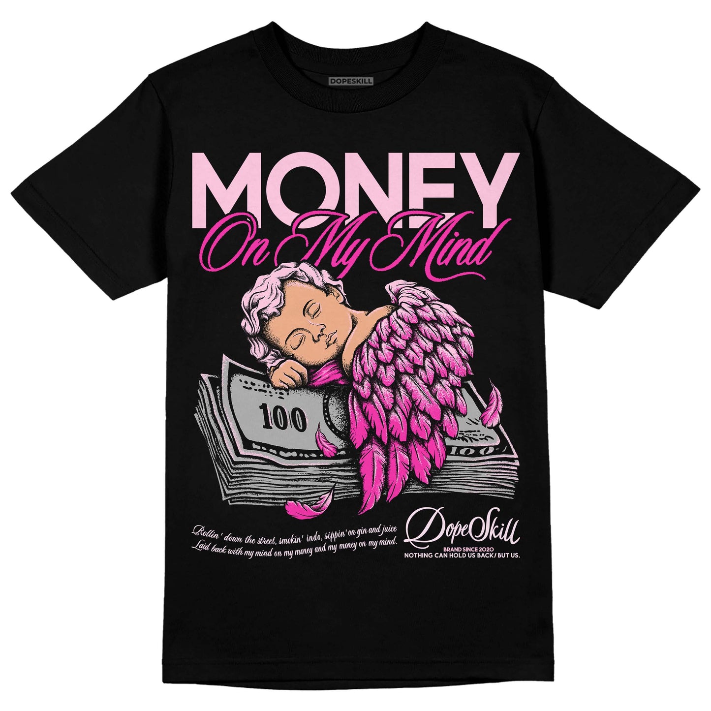 Triple Pink Dunk Low DopeSkill T-Shirt MOMM Graphic
