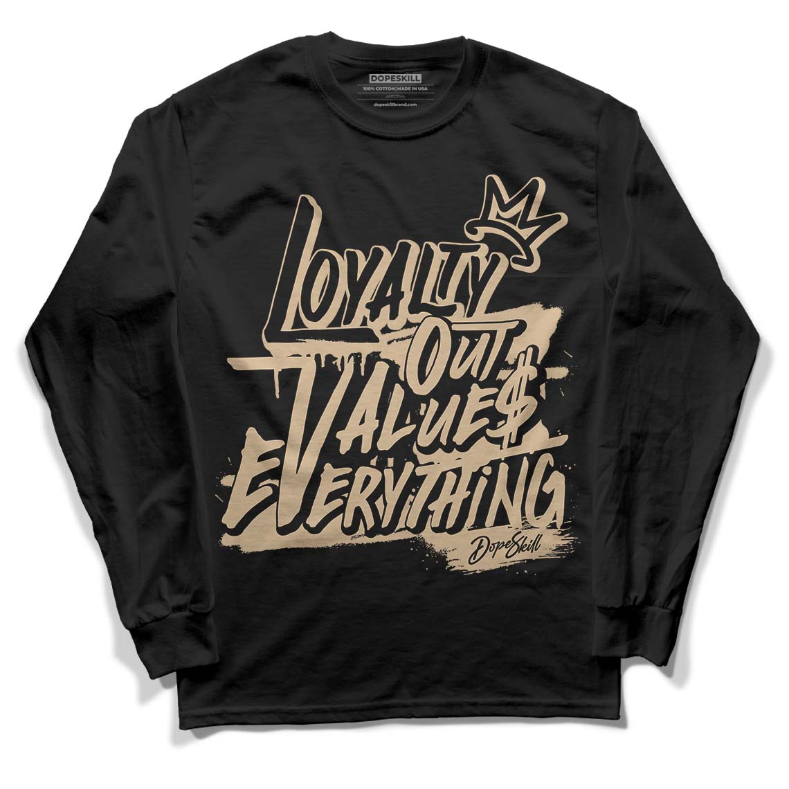 TAN Collection DopeSkill Long Sleeve T-Shirt LOVE Graphic