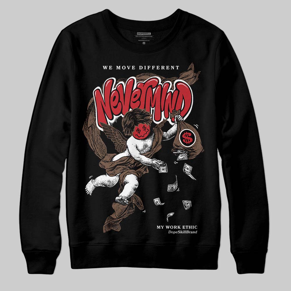 Olive 9s DopeSkill Sweatshirt Nevermind Graphic