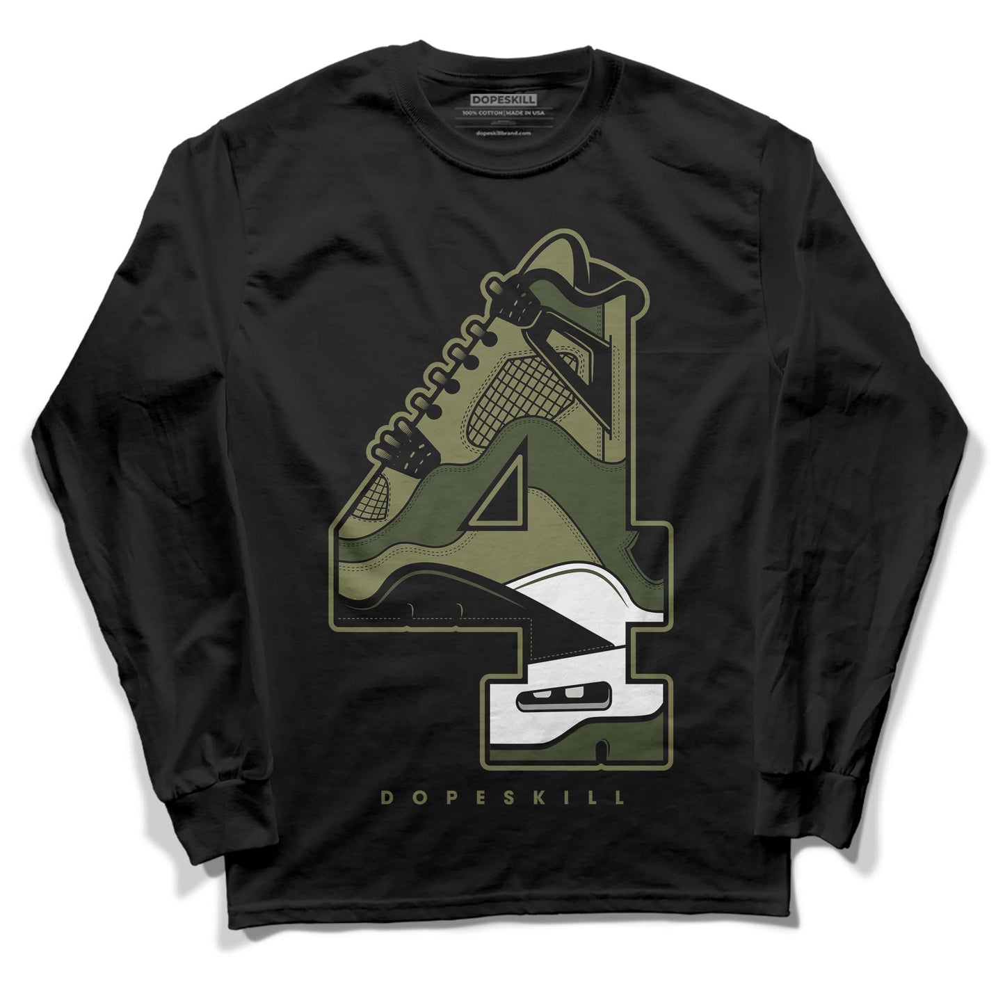 Craft Olive 4s DopeSkill Long Sleeve T-Shirt No.4 Graphic