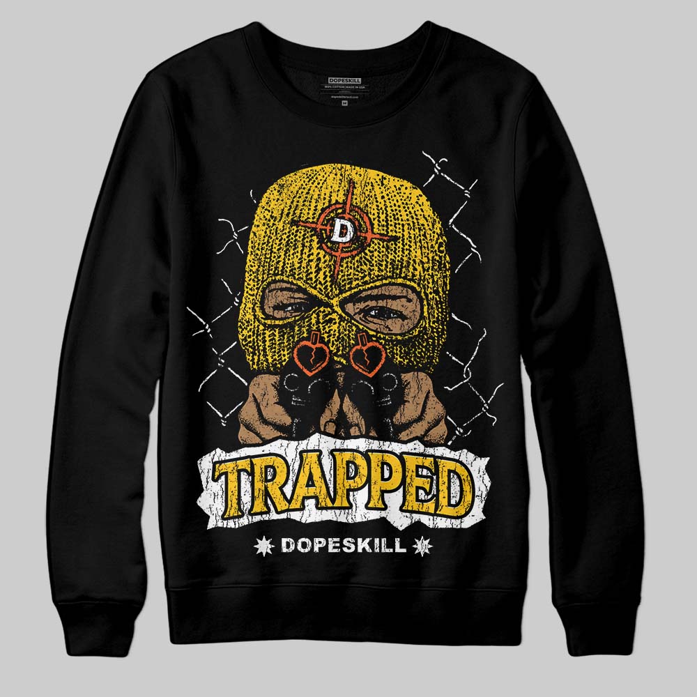 Yellow Collection DopeSkill Sweatshirt New Trapped Graphic