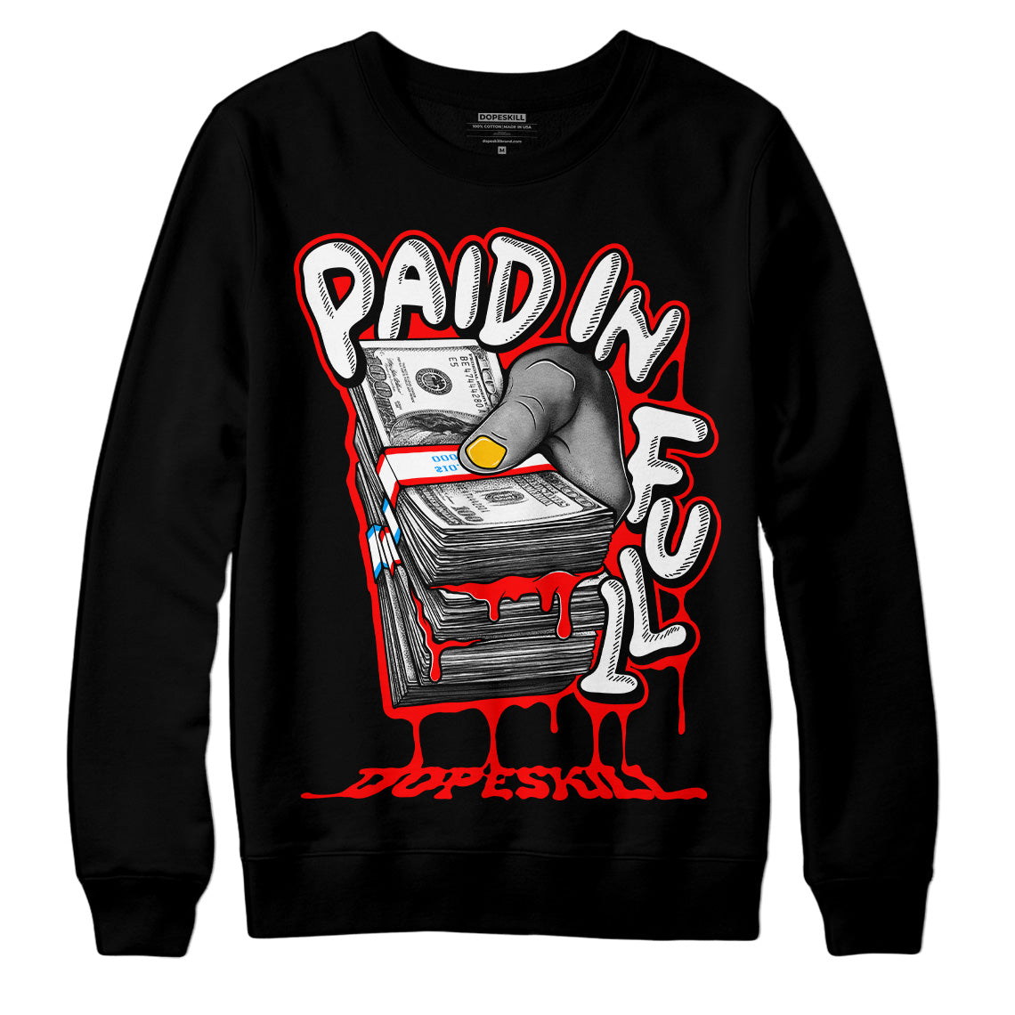 Fruity Pebbles Dunks DopeSkill Sweatshirt Paid In Full Graphic