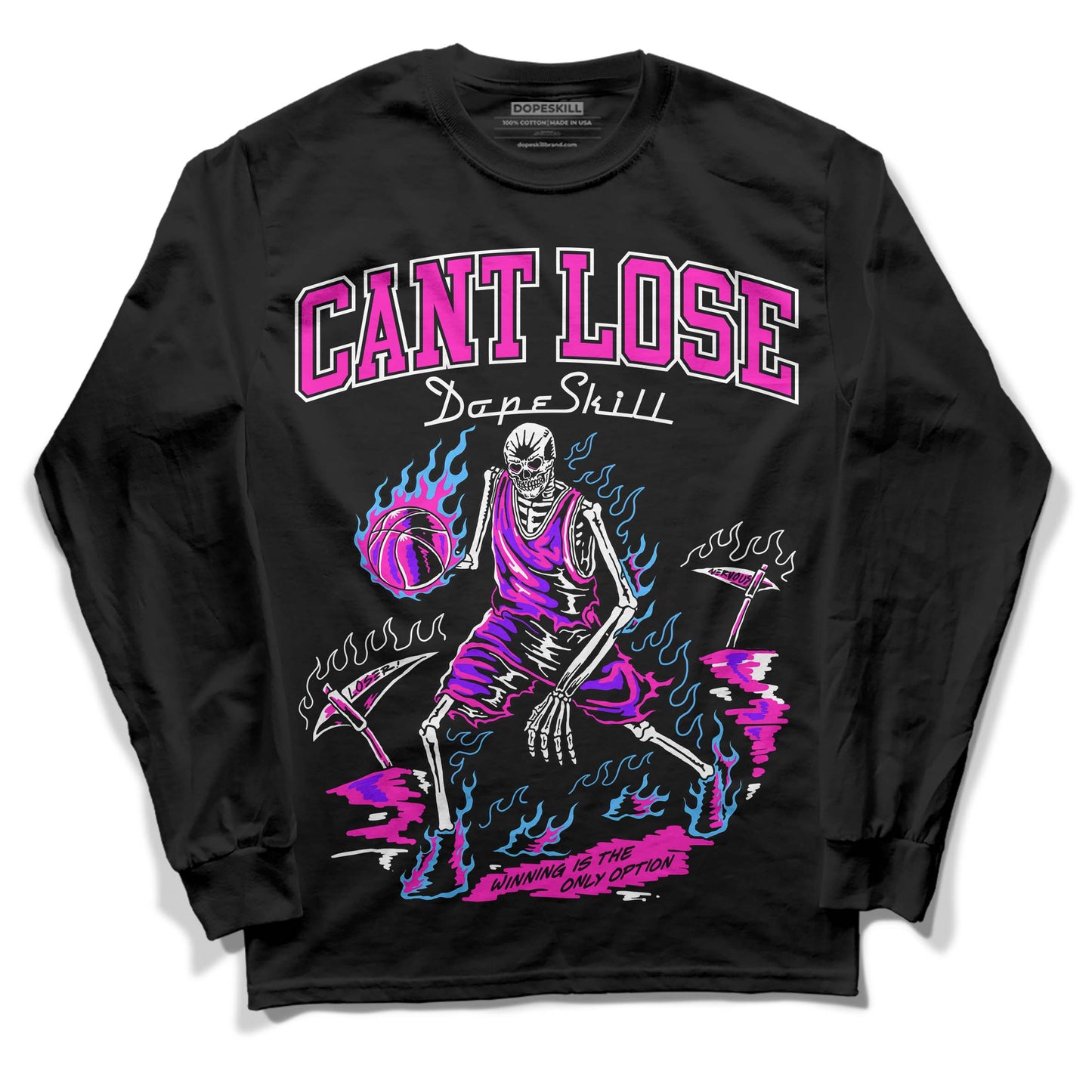Dunk Low Active Fuchsia DopeSkill Long Sleeve T-Shirt Cant Lose Graphic