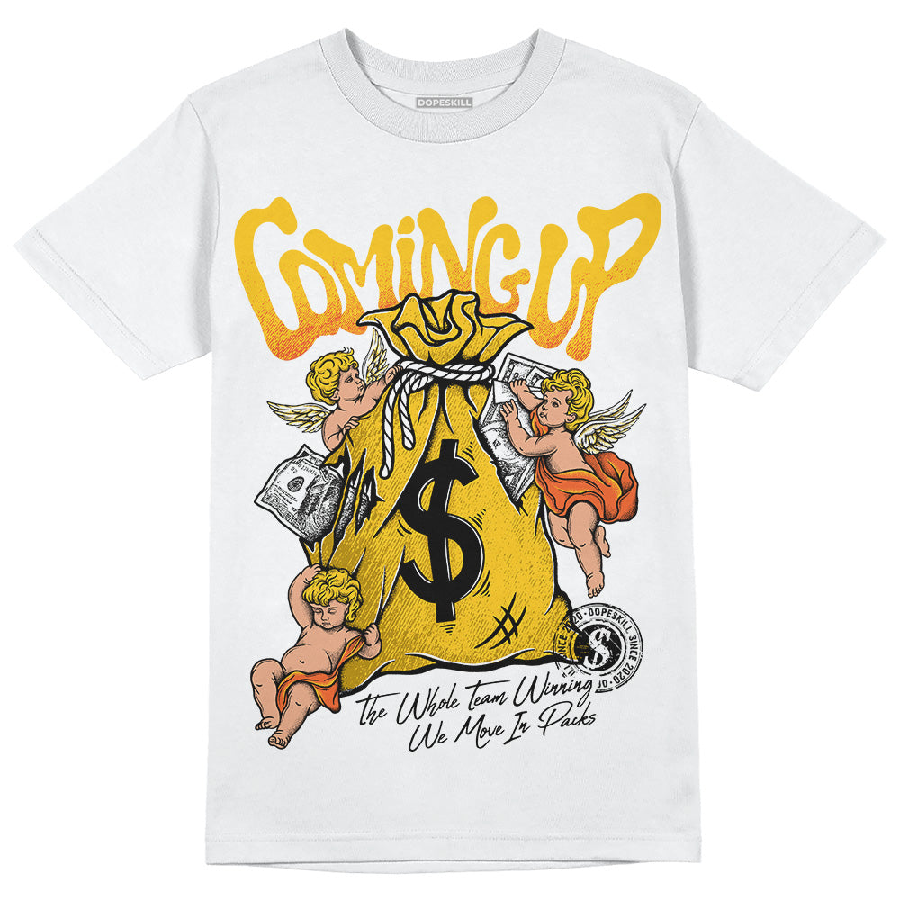 Yellow Collection DopeSkill T-Shirt Money Bag Coming Up Graphic
