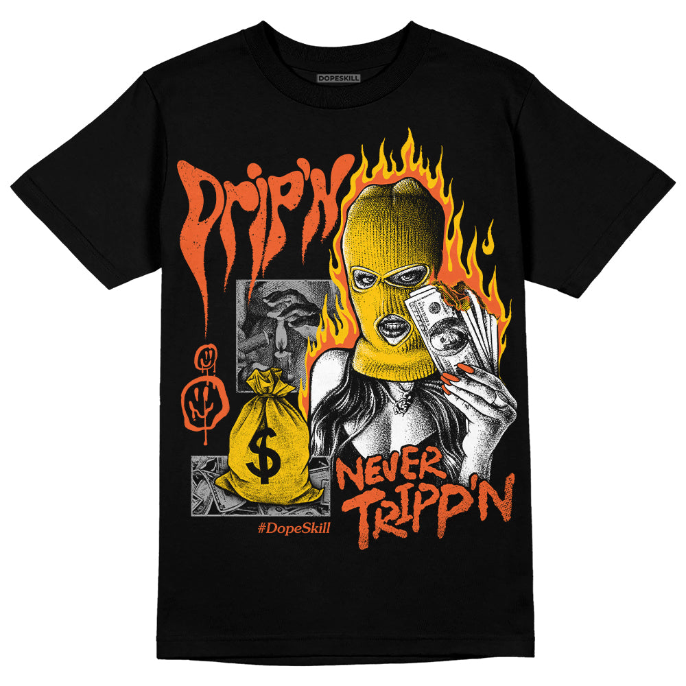 Georgia Peach 3s DopeSkill T-Shirt Drip'n Never Tripp'n Graphic