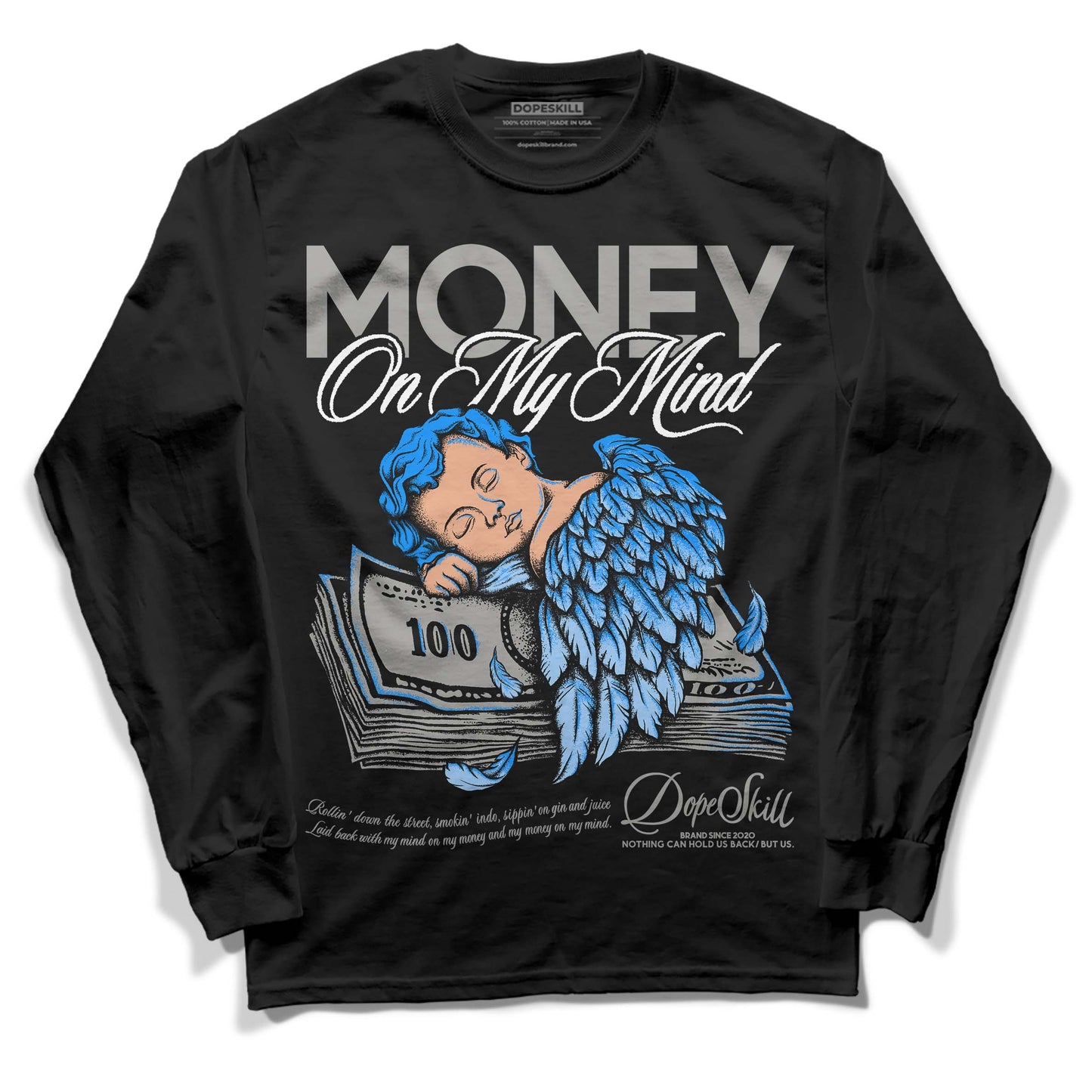 Cool Grey 11s DopeSkill Long Sleeve T-Shirt MOMM Graphic