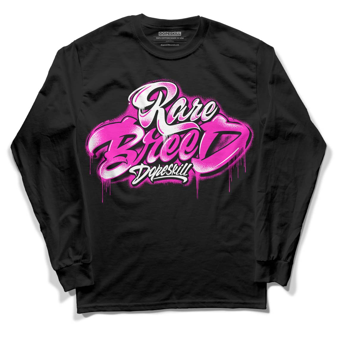 Dunk Low Active Fuchsia DopeSkill Long Sleeve T-Shirt Rare Breed Type Graphic