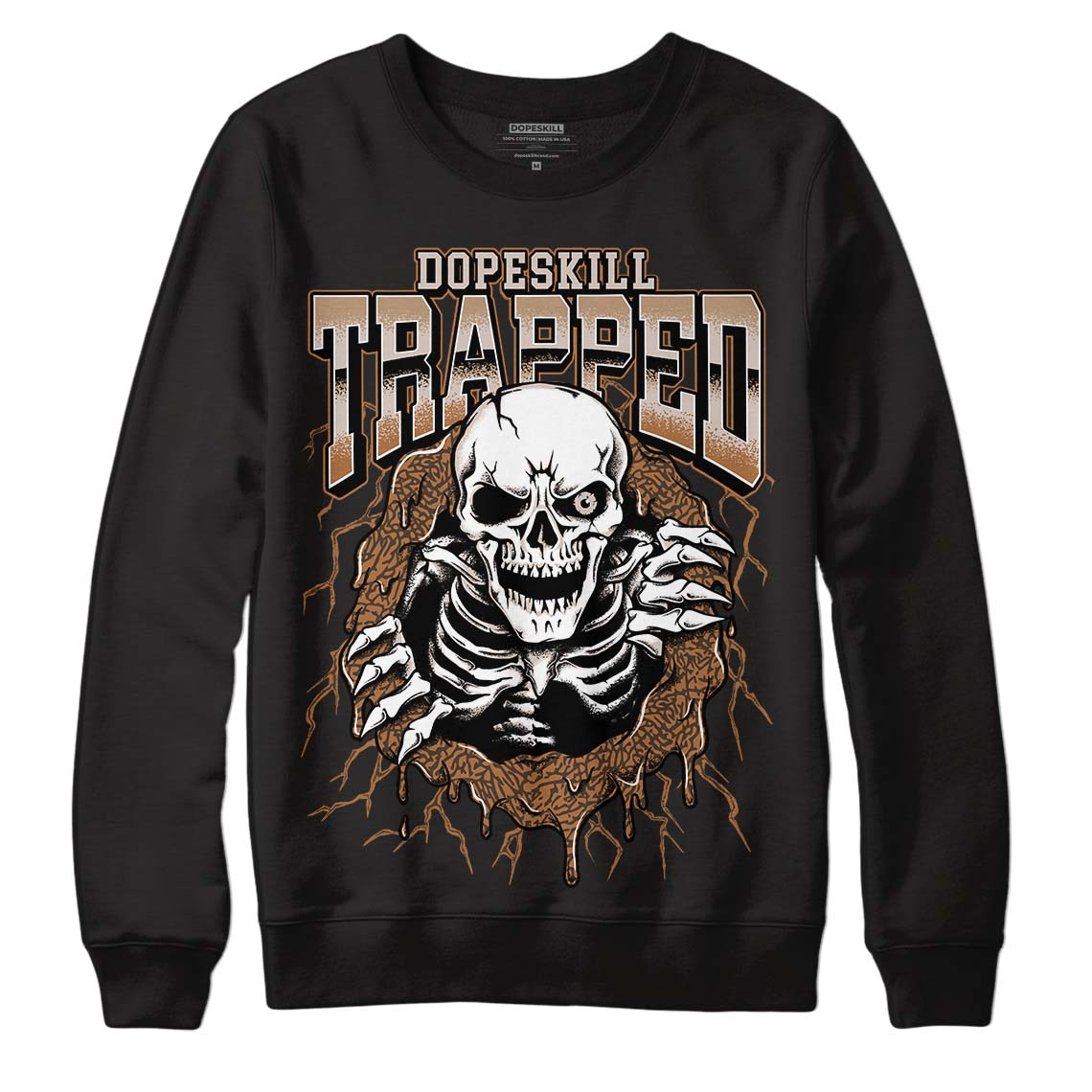 Palomino 3s DopeSkill Sweatshirt Trapped Halloween Graphic
