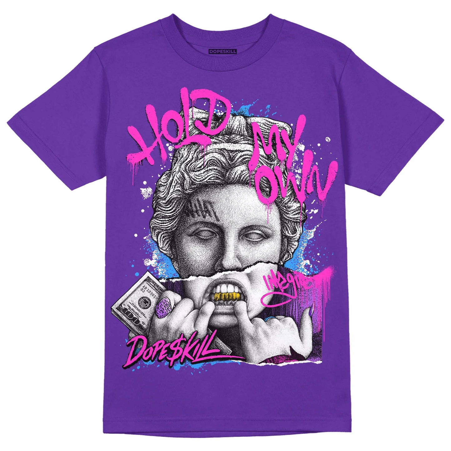 PURPLE Collection DopeSkill Purple T-shirt Hold My Own Graphic