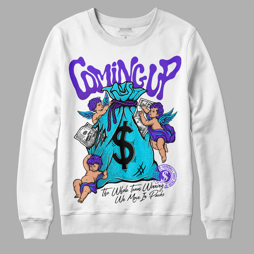 Aqua 6s DopeSkill Sweatshirt Money Bag Coming Up Graphic