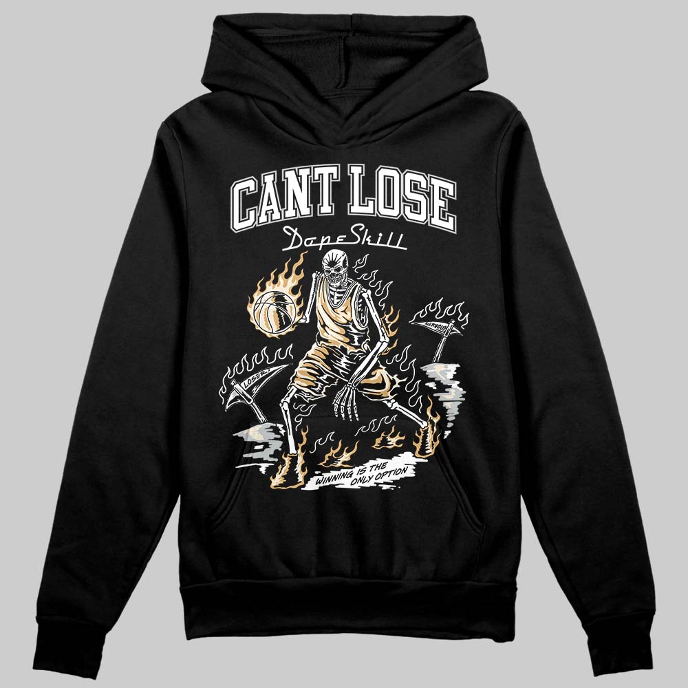 Reverse Metallic 5s DopeSkill Hoodie Sweatshirt Cant Lose Graphic