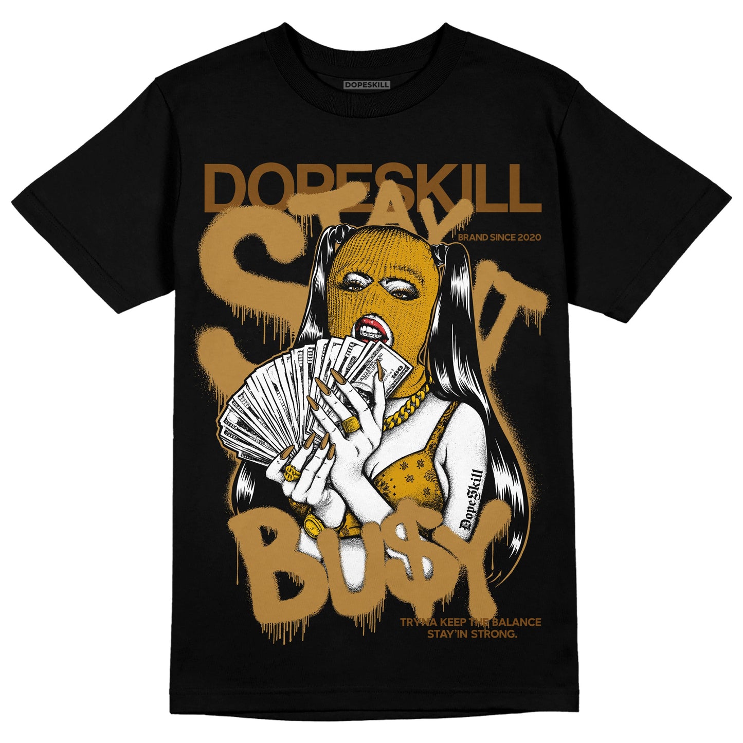 Wheat 13s DopeSkill T-Shirt Stay It Busy Graphic