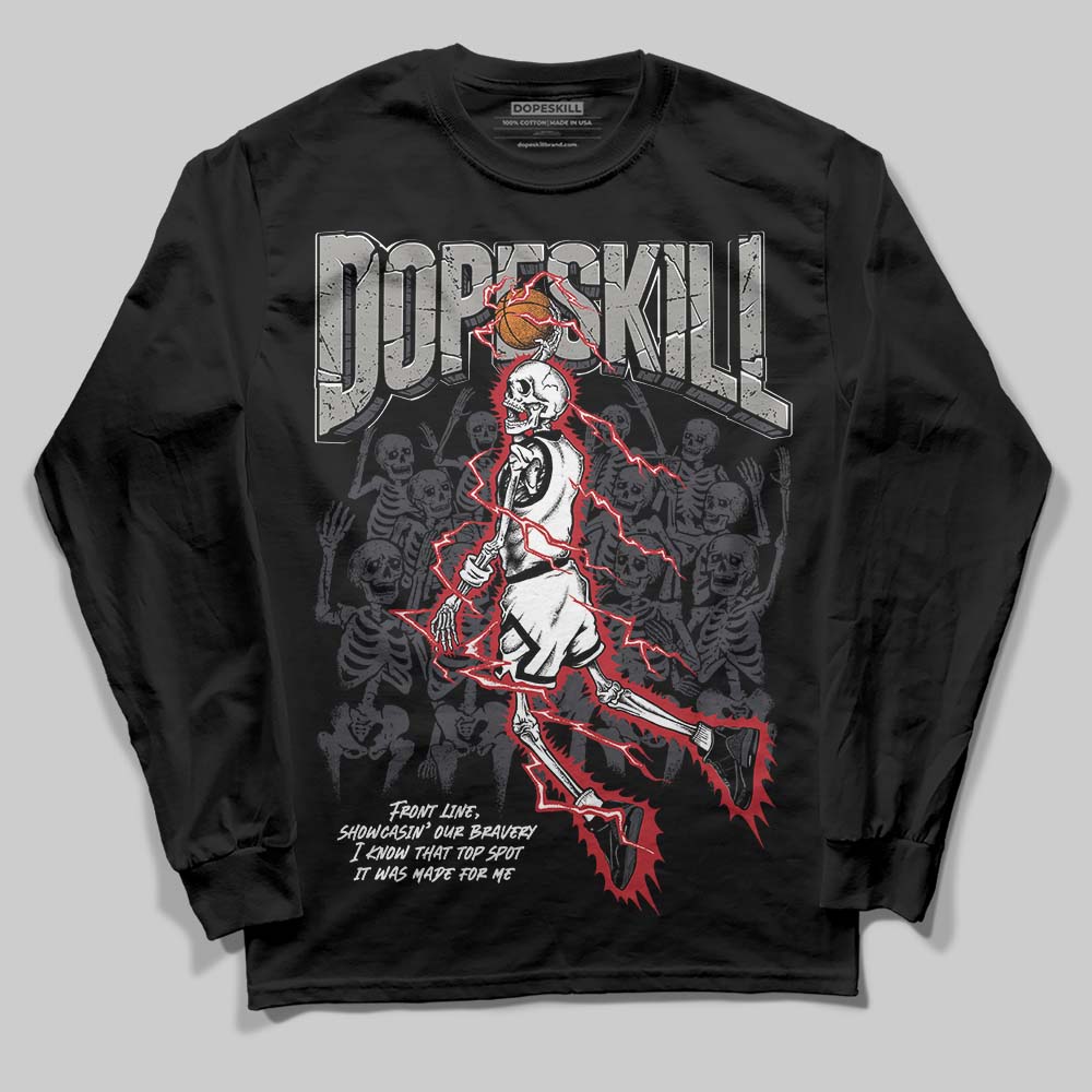 Black Cat 3s DopeSkill Long Sleeve T-Shirt Thunder Dunk Graphic