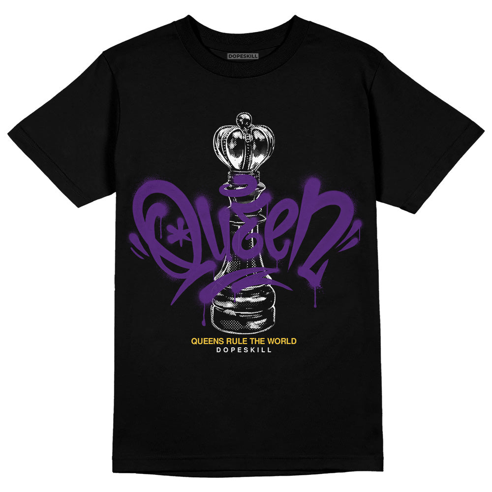 Field Purple 12s DopeSkill T-Shirt Queen Chess Graphic