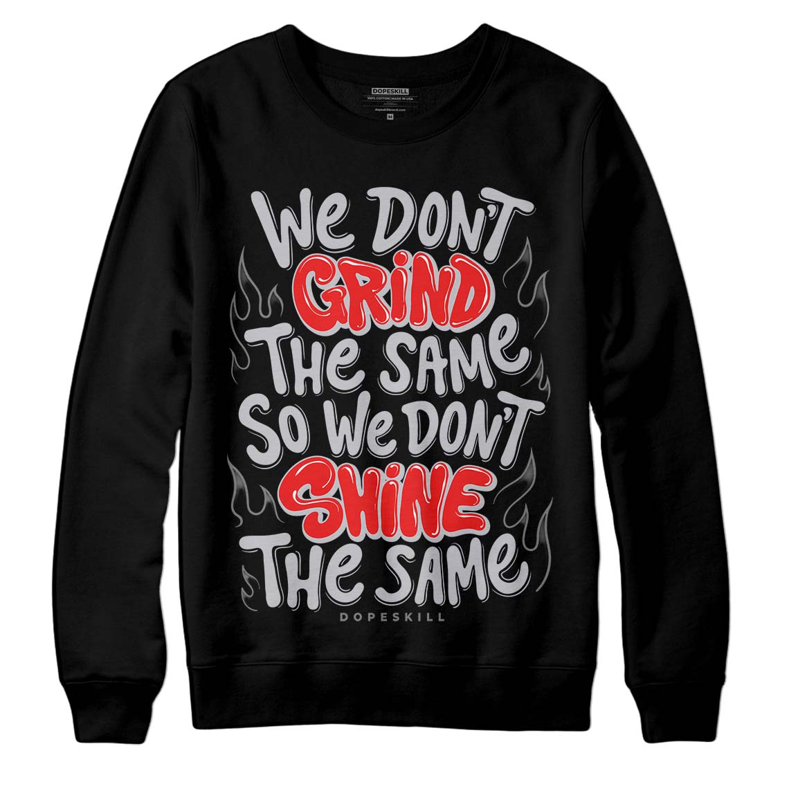 Grey Collection DopeSkill Sweatshirt Grind Shine Graphic