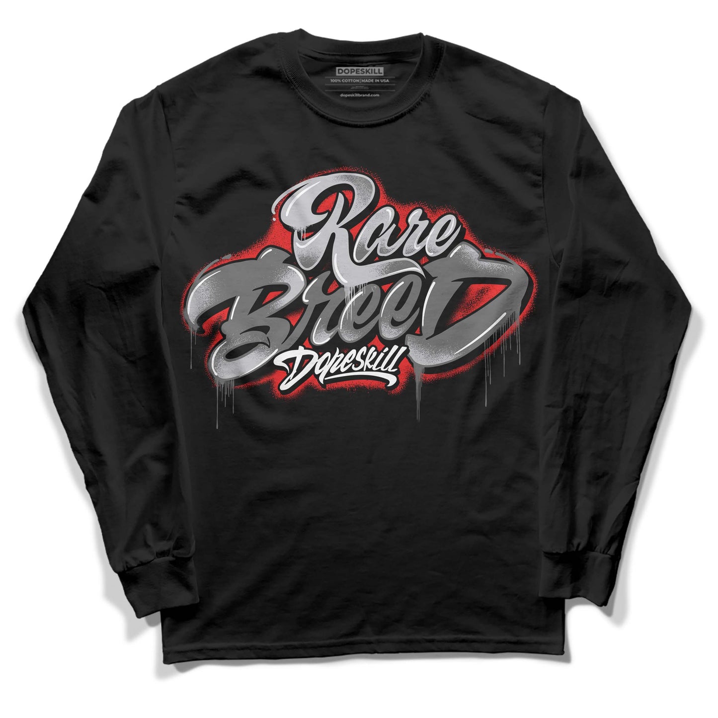 Grey Collection DopeSkill Long Sleeve T-Shirt Rare Breed Type Graphic