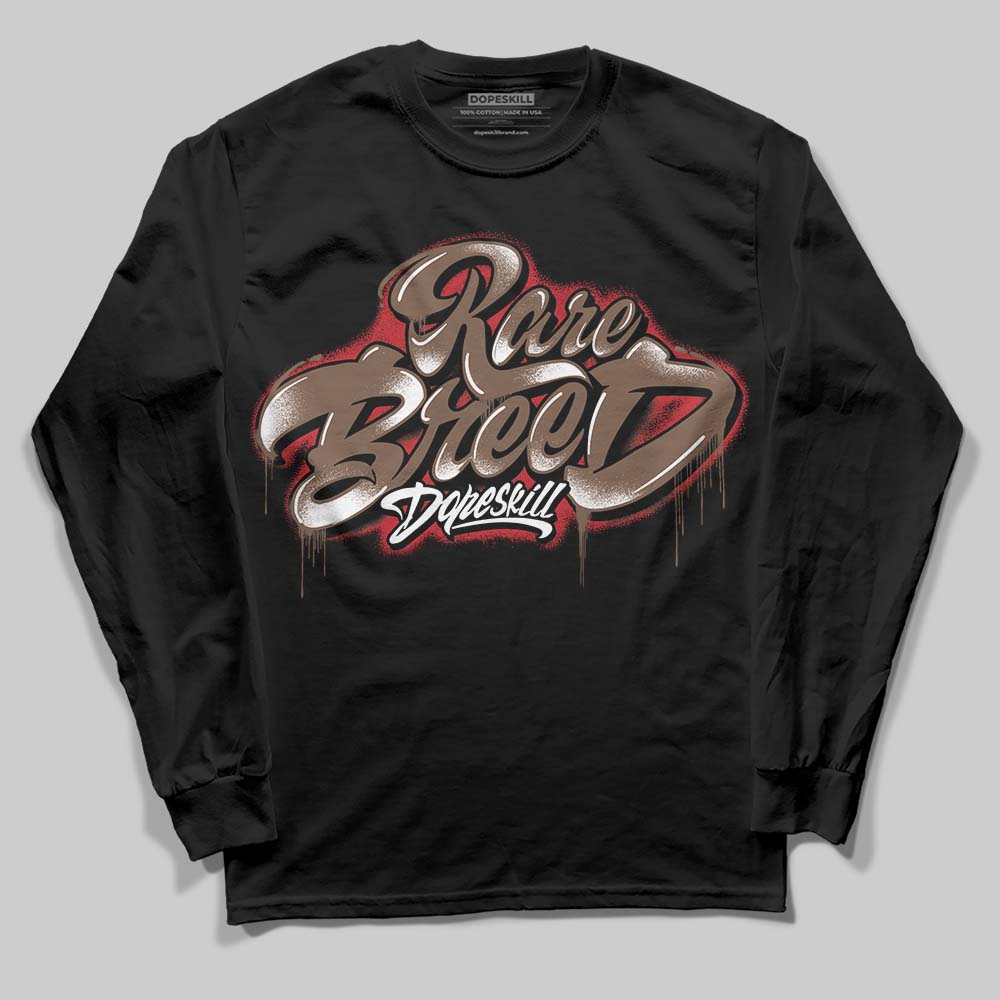 Olive 9s DopeSkill Long Sleeve T-Shirt Rare Breed Type Graphic