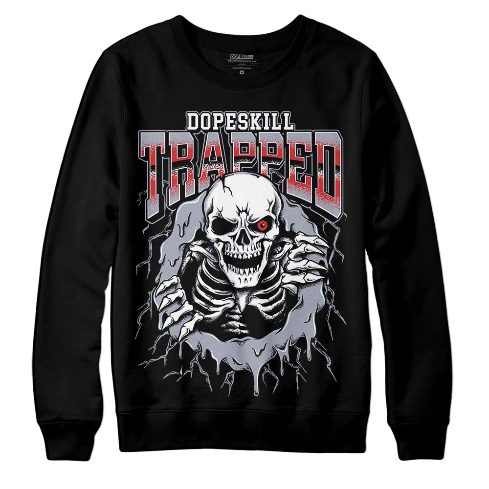 Bred Reimagined 4s DopeSkill Sweatshirt Trapped Halloween Graphic