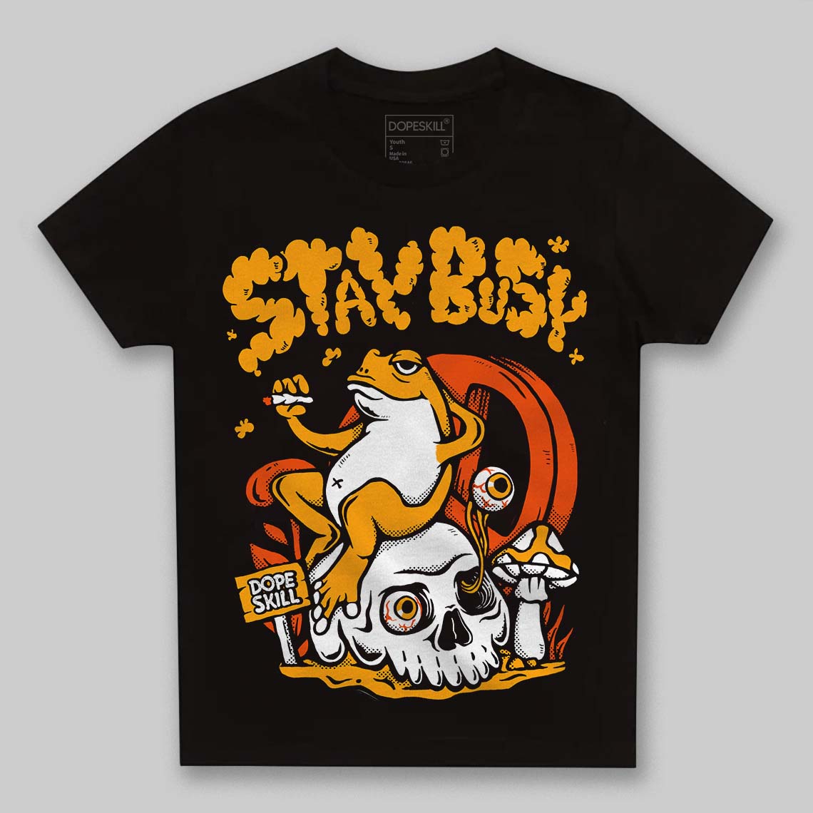 Black Taxi 12s DopeSkill Toddler Kids T-shirt Stay Busy Graphic