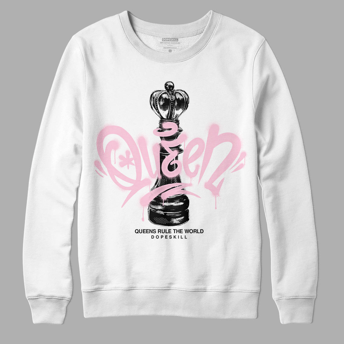 Dunk Low Pink Foam DopeSkill Sweatshirt Queen Chess Graphic