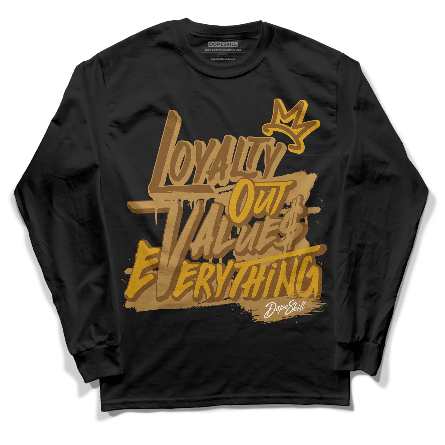 Wheat 13s DopeSkill Long Sleeve T-Shirt LOVE Graphic