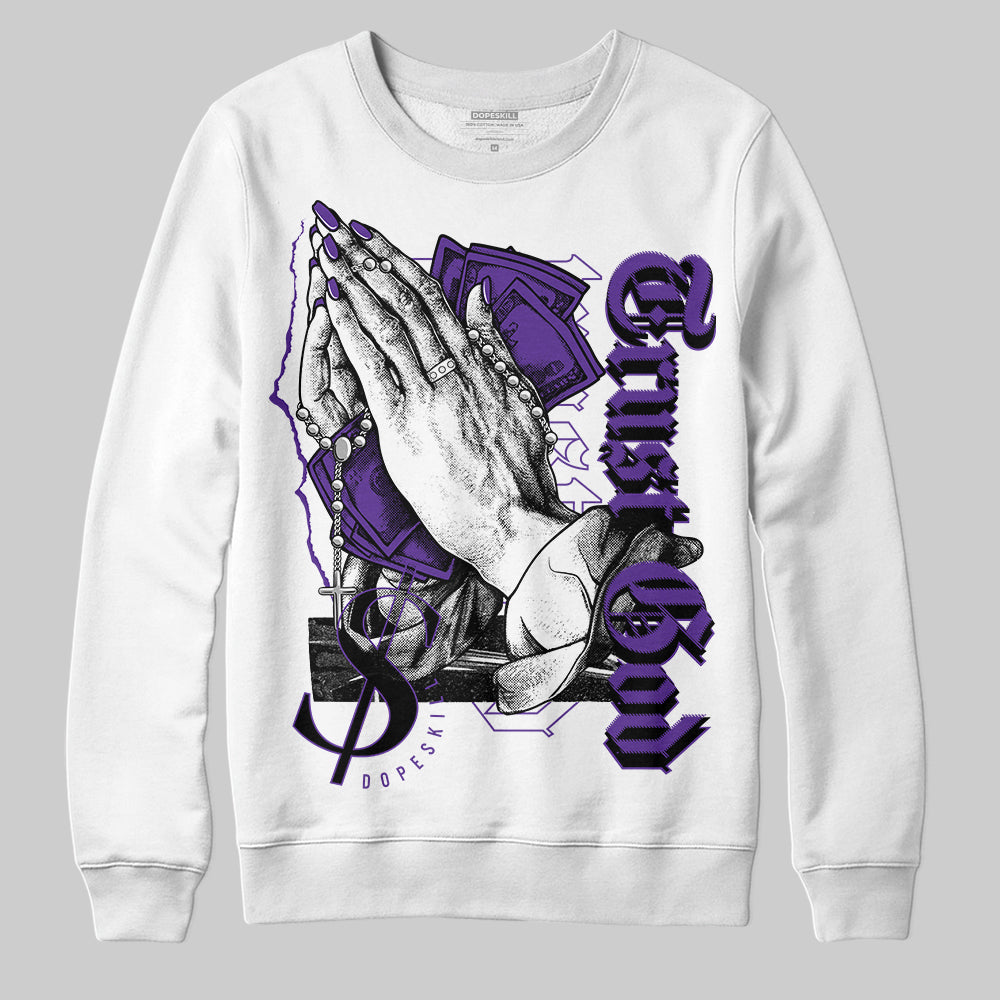 PURPLE Collection DopeSkill Sweatshirt Trust God Graphic