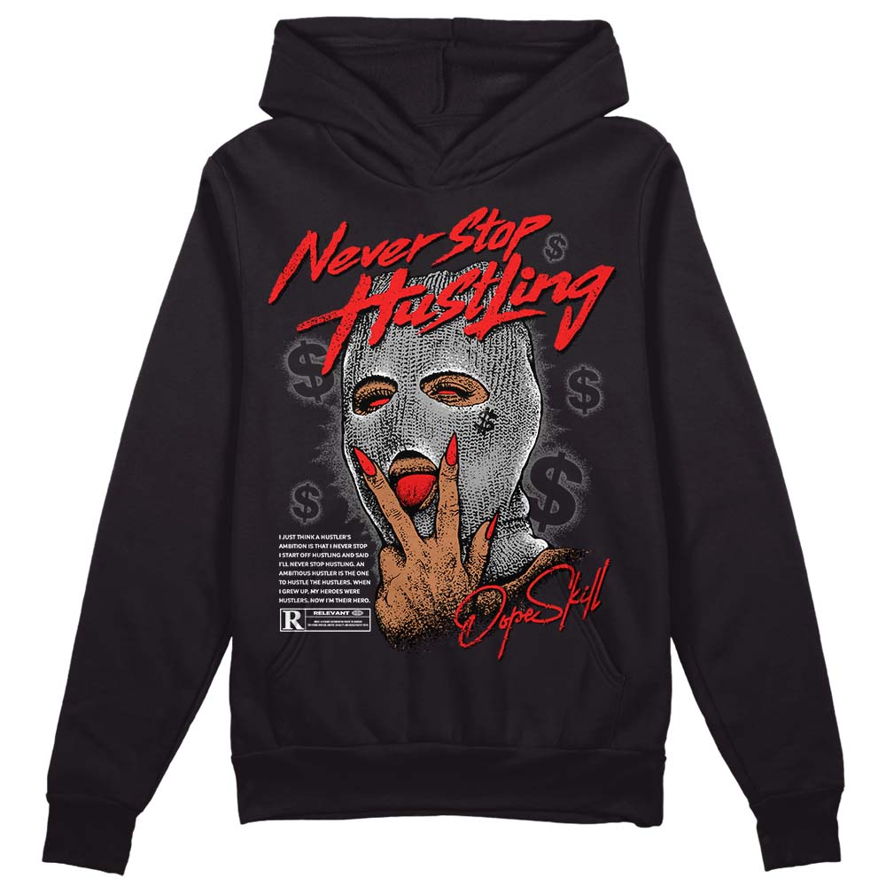Grey Collection DopeSkill Hoodie Sweatshirt Never Stop Hustling Graphic