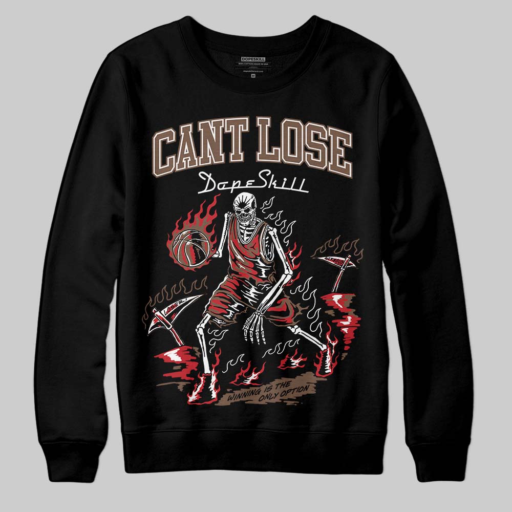 Olive 9s DopeSkill Sweatshirt Cant Lose Graphic