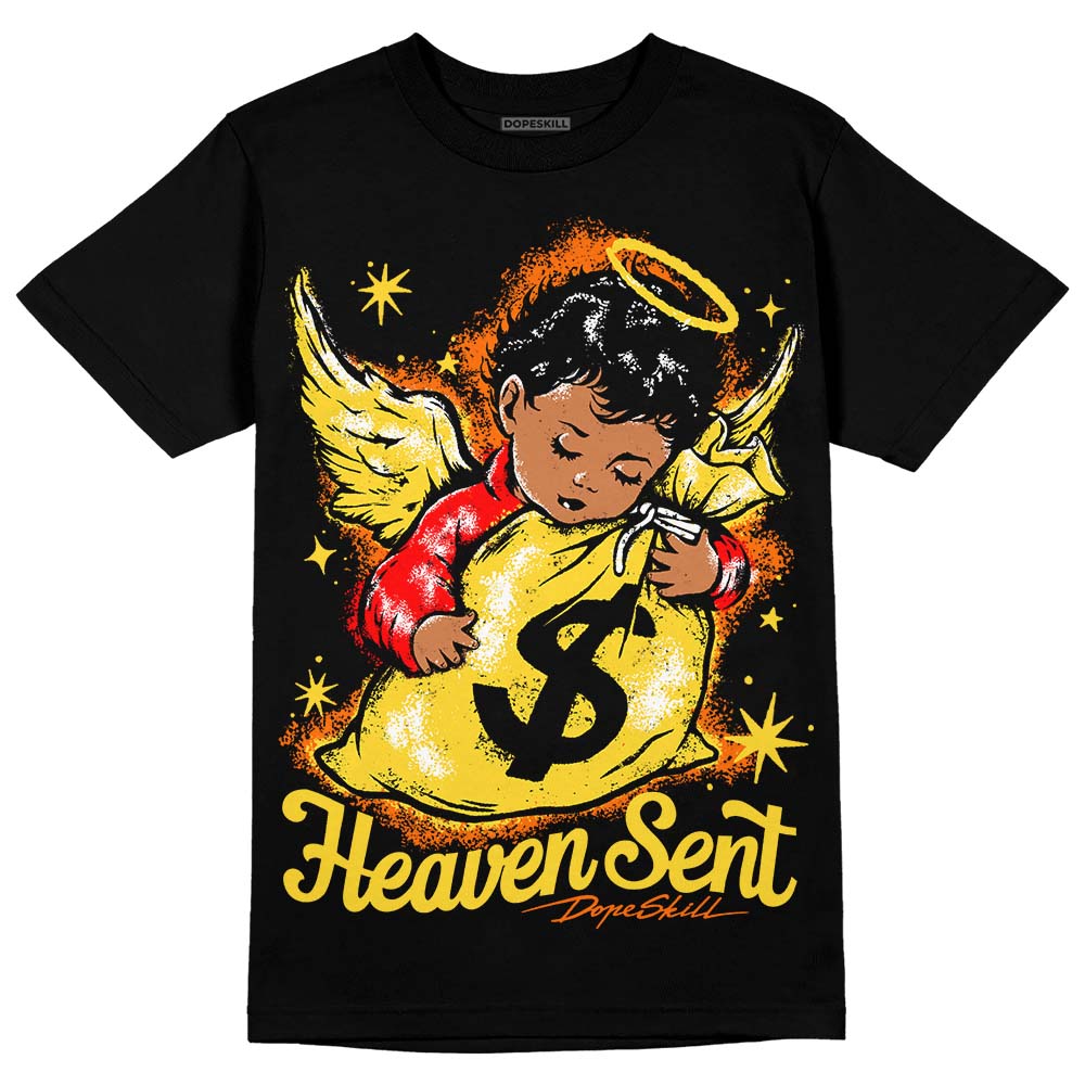 Black Tour Yellow AJ 4 Thunder DopeSkill Unisex T-Shirt Heaven Sent Graphic