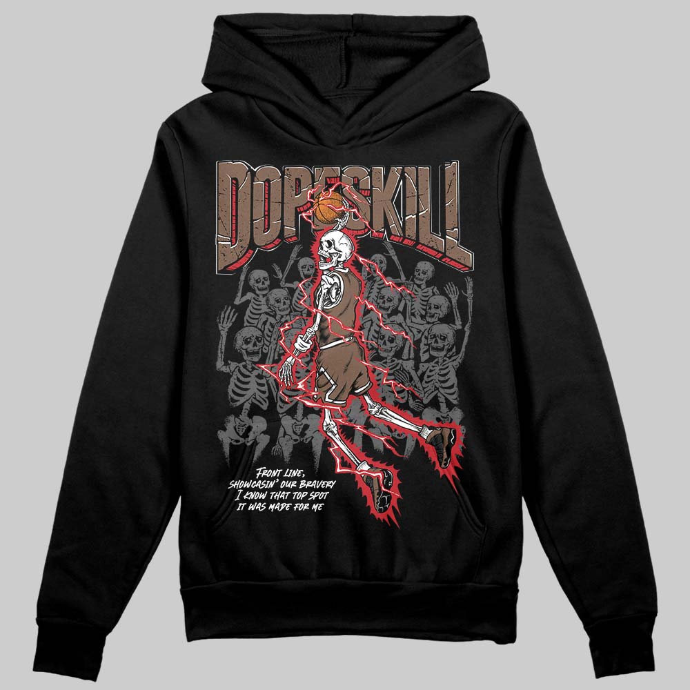 Olive 9s DopeSkill Hoodie Sweatshirt Thunder Dunk Graphic