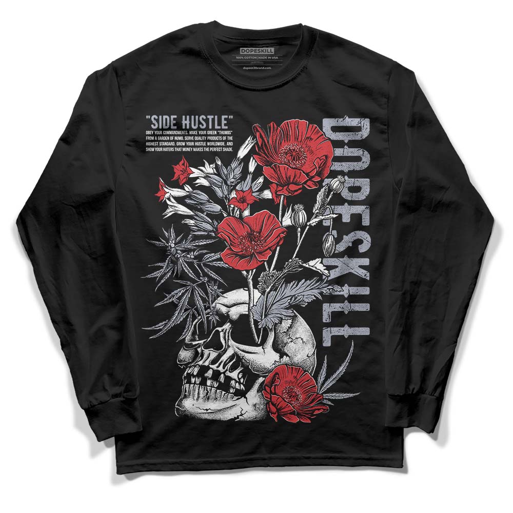 Bred Reimagined 4s DopeSkill Long Sleeve T-Shirt Side Hustle Graphic
