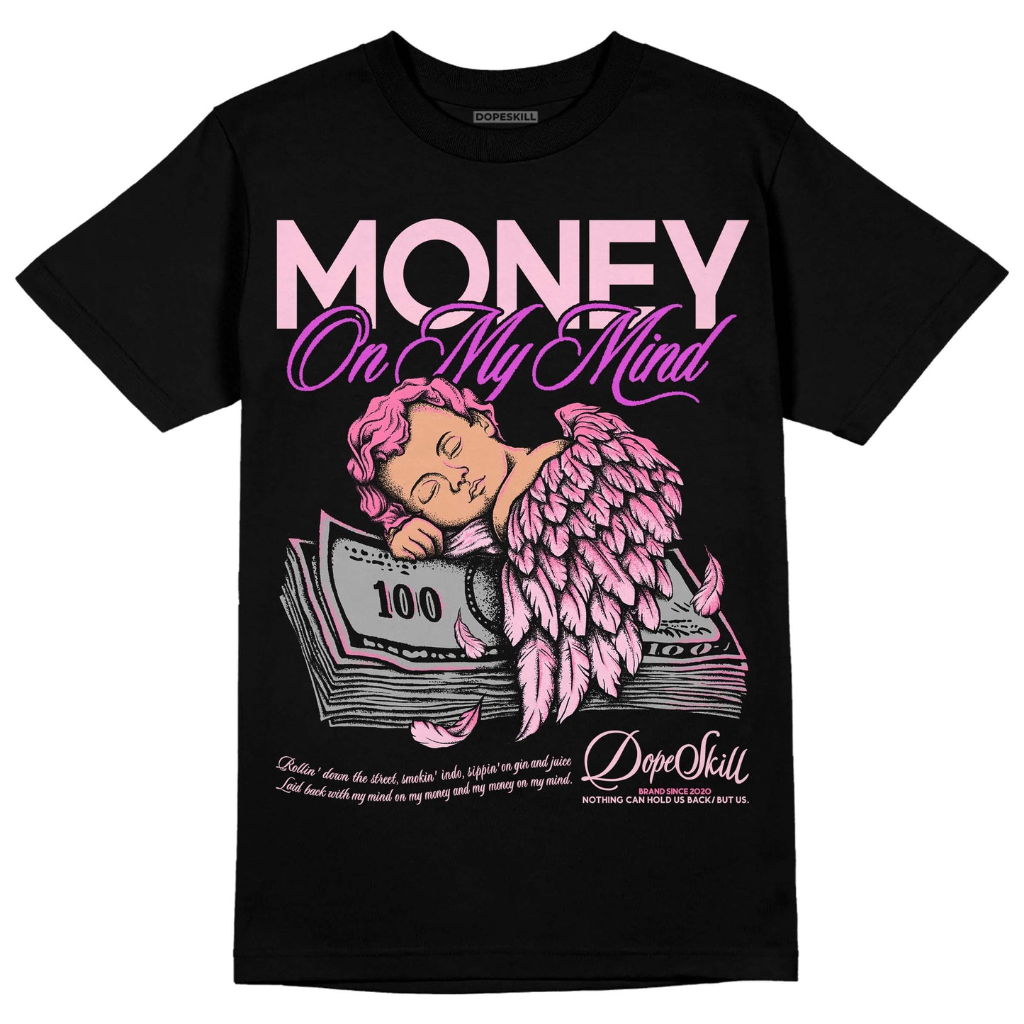 Dunk Low Pink Foam DopeSkill T-Shirt MOMM Graphic