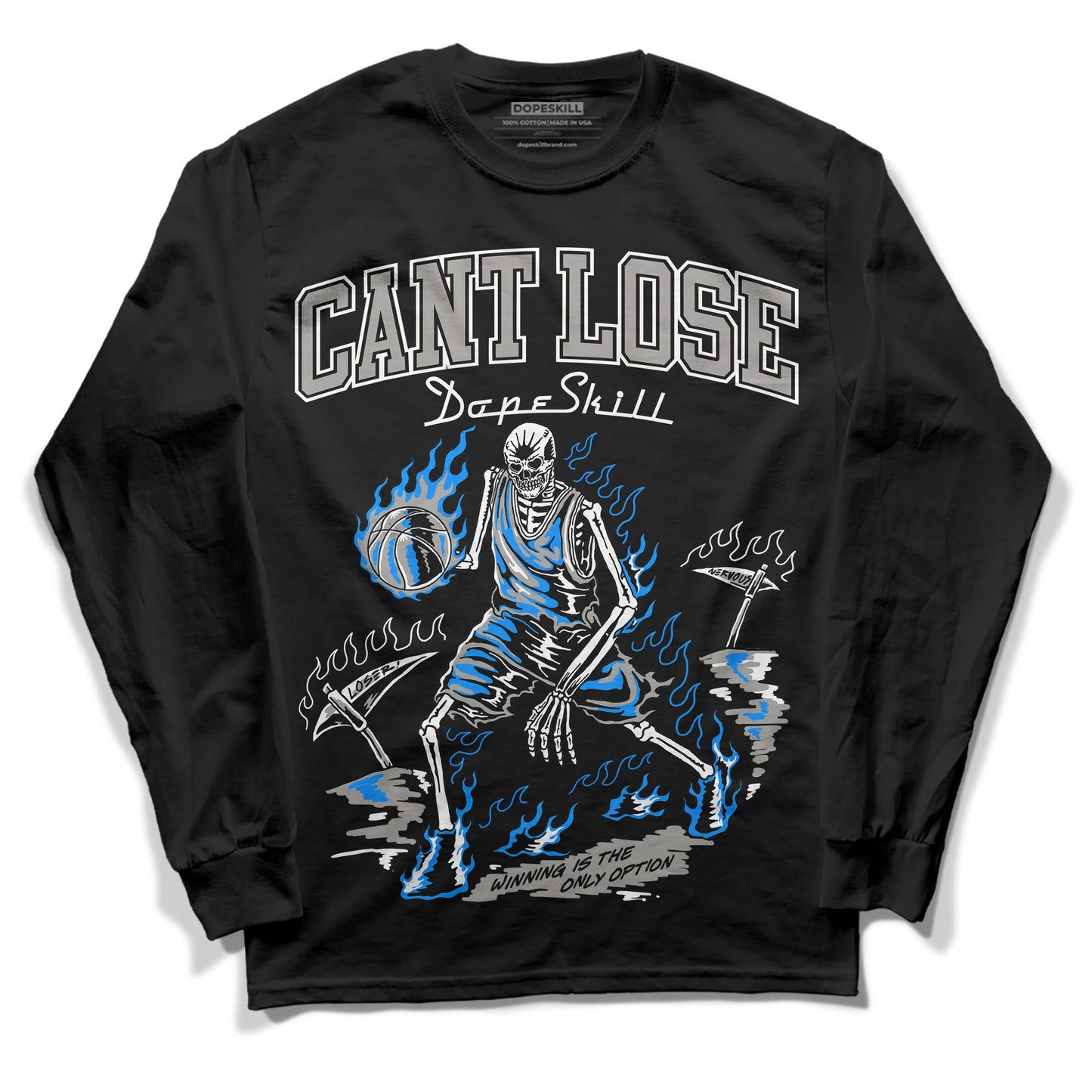 Cool Grey 11s DopeSkill Long Sleeve T-Shirt Cant Lose Graphic