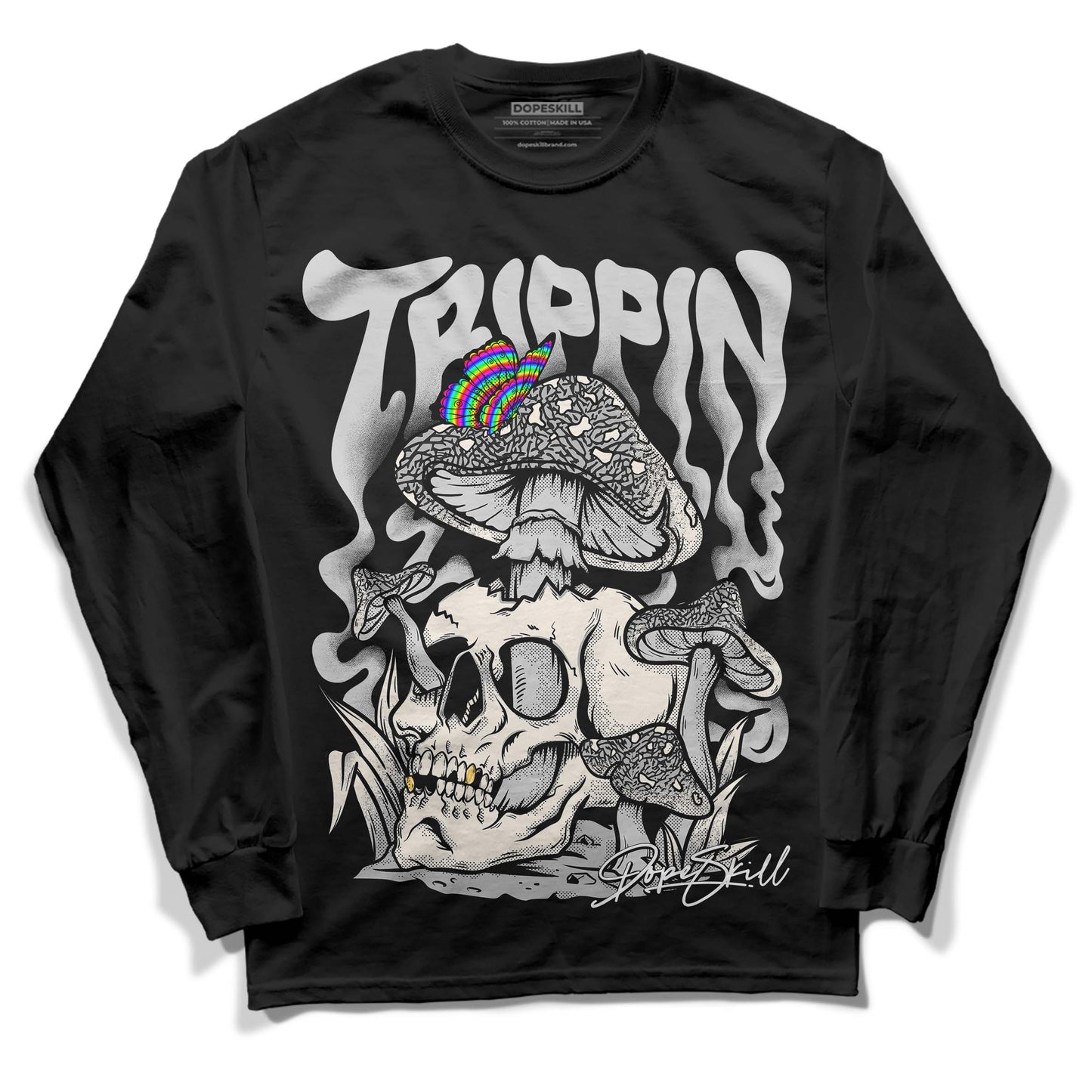 Off Noir 3s DopeSkill Long Sleeve T-Shirt Trippin Graphic