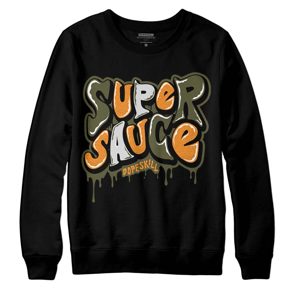 Olive 5s DopeSkill Sweatshirt Super Sauce Graphic