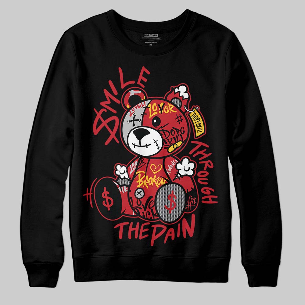 Ferrari 14s DopeSkill Sweatshirt Smile Through The Pain Graphic