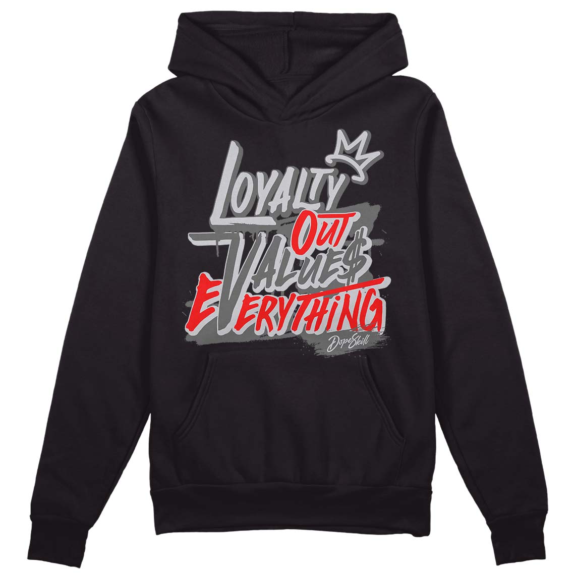 Grey Collection DopeSkill Hoodie Sweatshirt LOVE Graphic