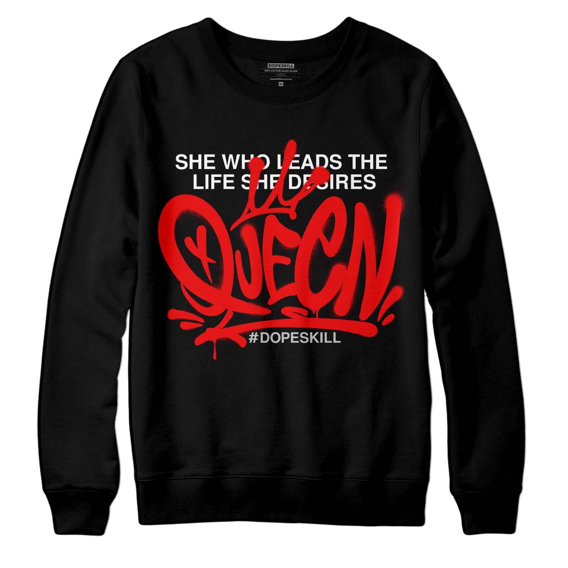 Cherry 12s DopeSkill Sweatshirt Queen Graphic