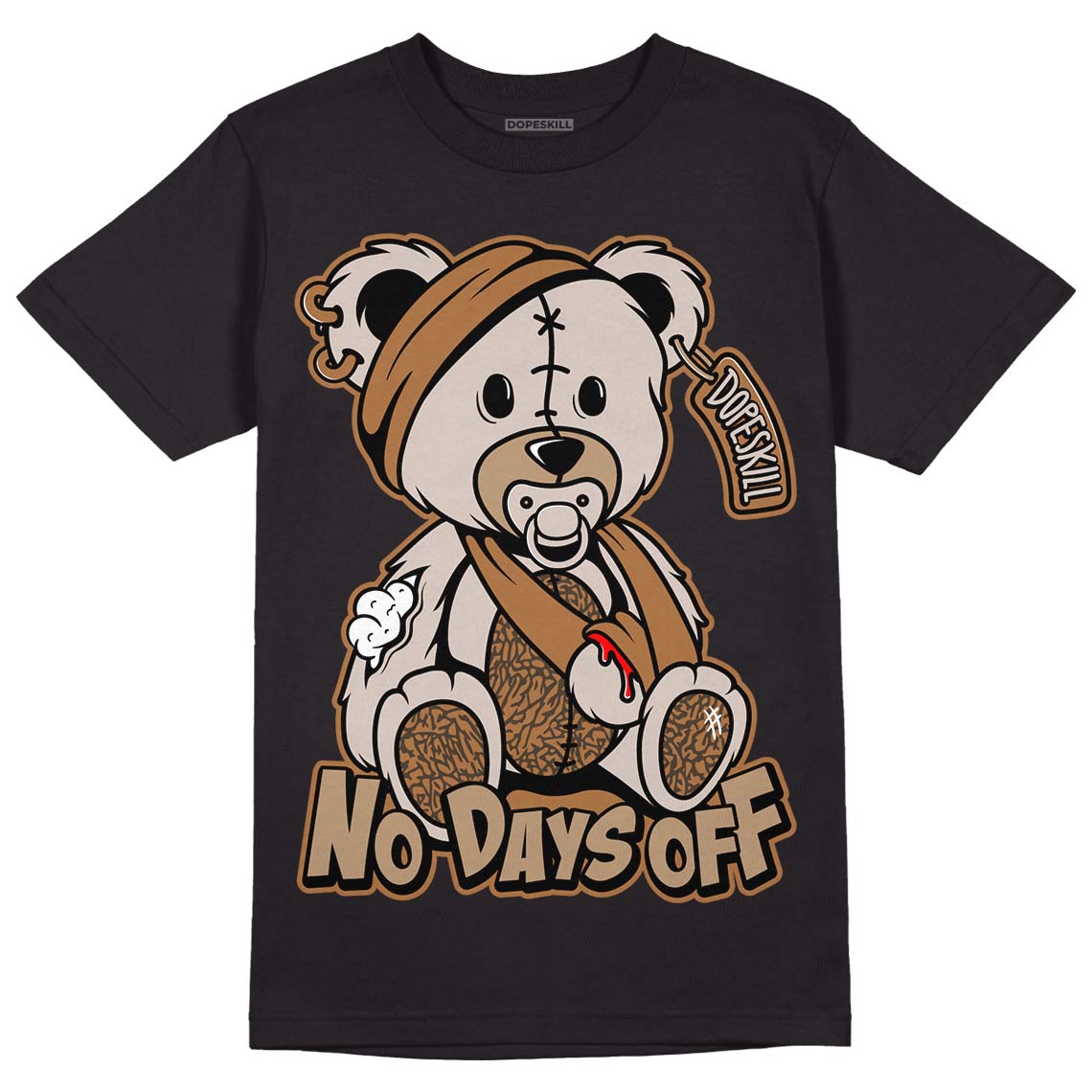 Palomino 3s DopeSkill T-Shirt Hurt Bear Graphic