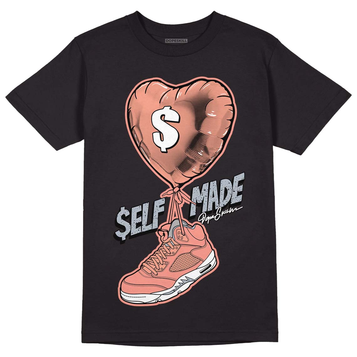 Crimson Bliss 5s DopeSkill T-Shirt Self Made Graphic