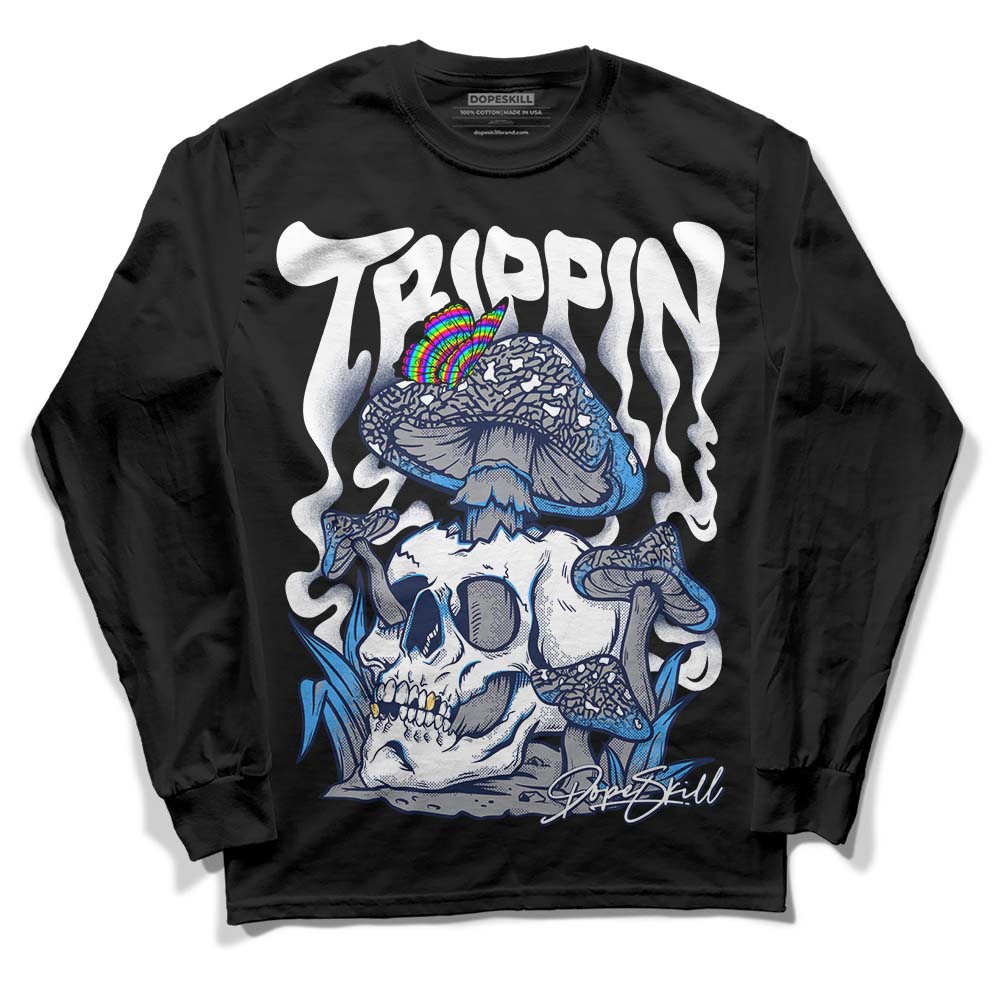 AJ Spizike White Obsidian DopeSkill Long Sleeve T-Shirt Trippin Graphic