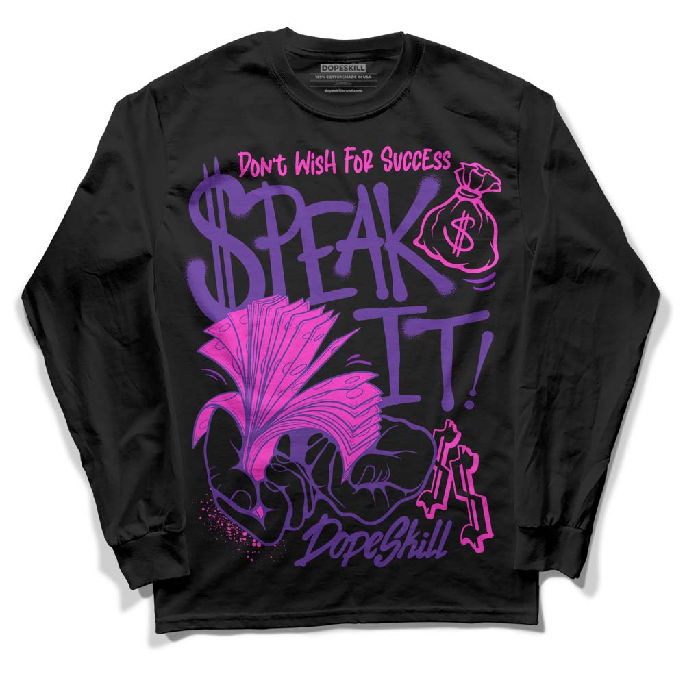 PURPLE Collection DopeSkill Long Sleeve T-Shirt Speak It Graphic