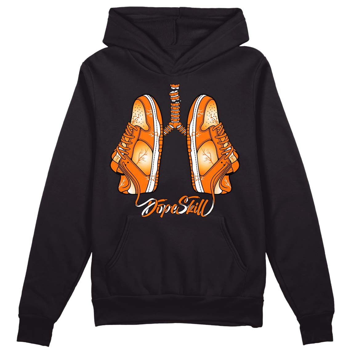 Dunk Low Magma Orange DopeSkill Hoodie Sweatshirt Breathe Graphic