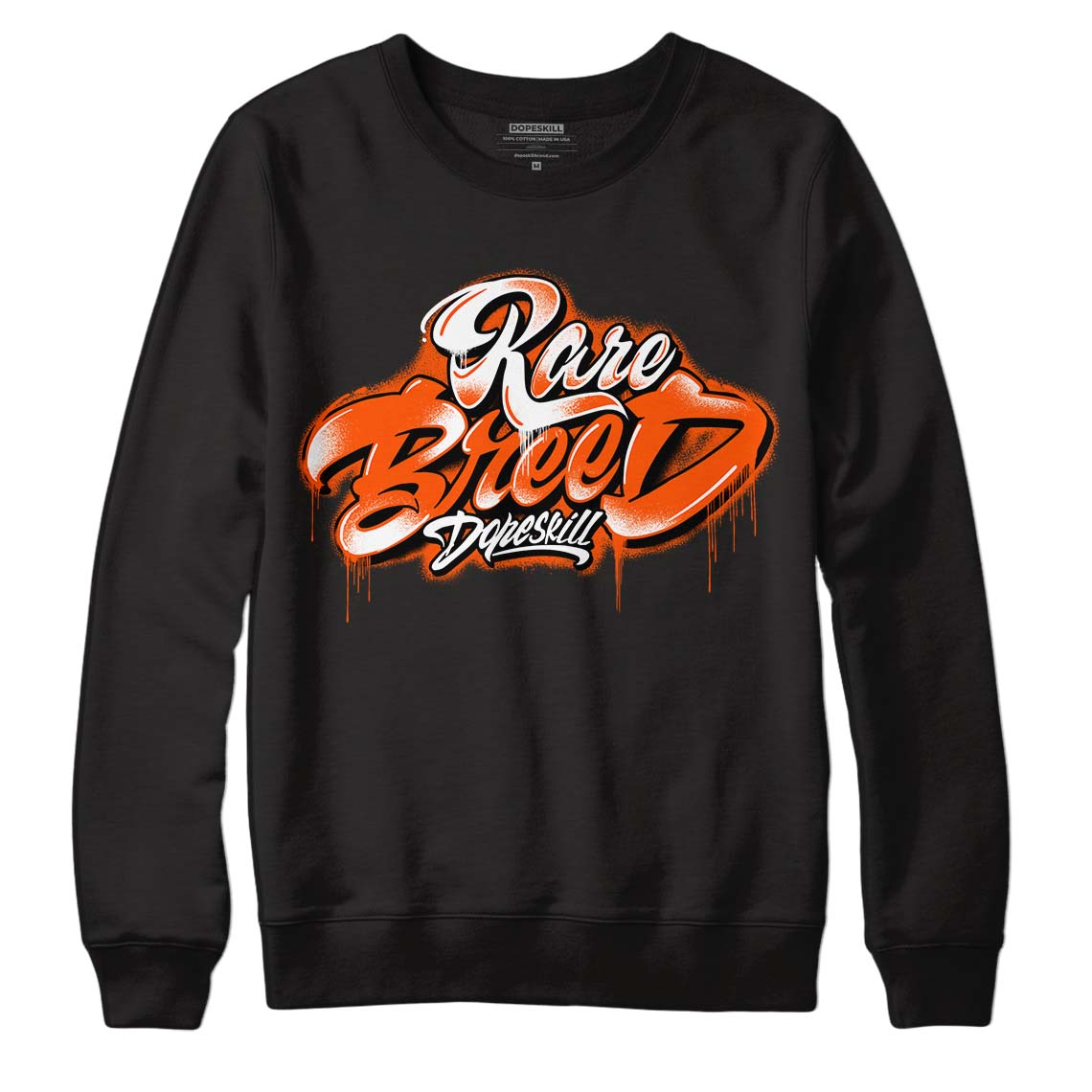 Orange Milk DopeSkill Sweatshirt Rare Breed Type Graphic