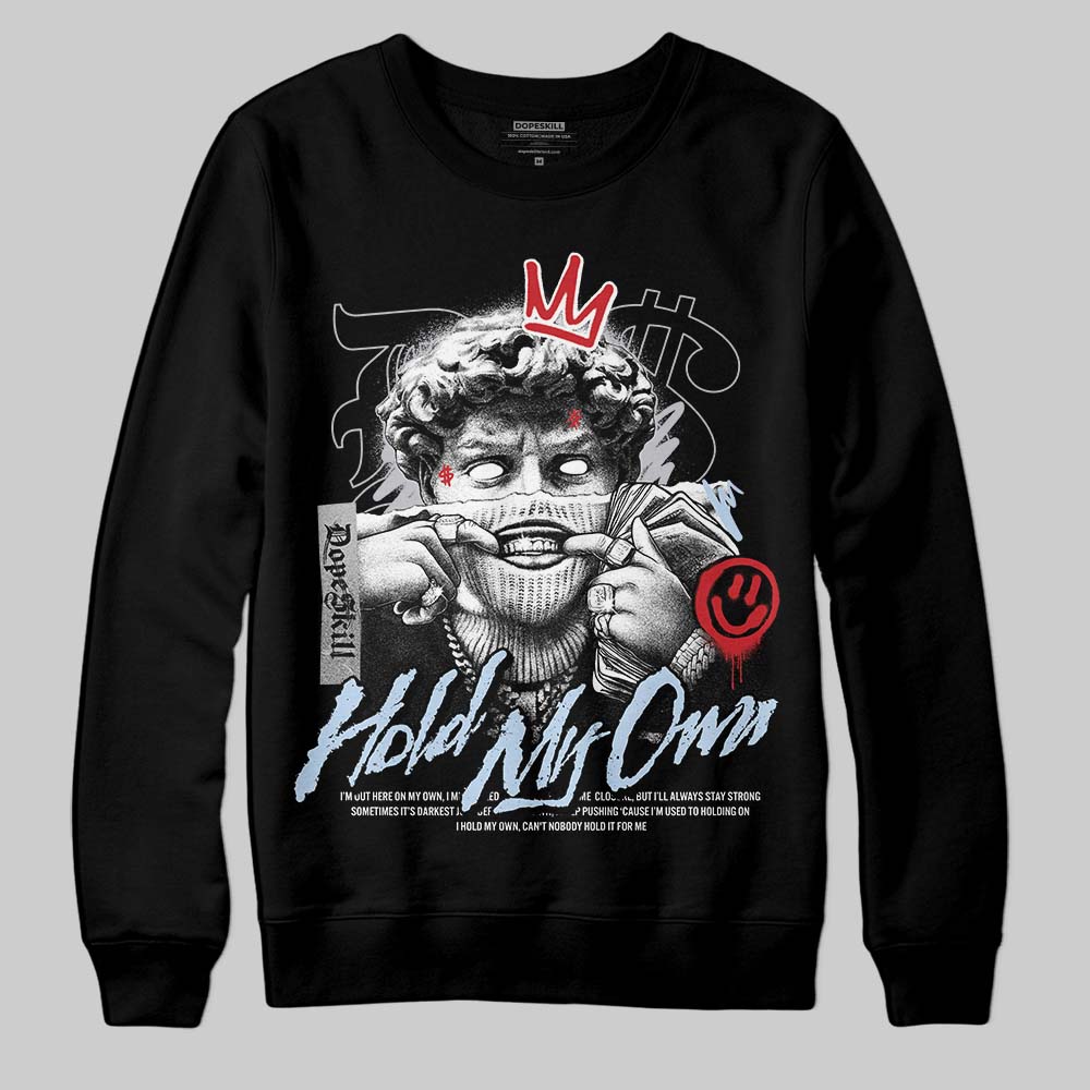 Black Metallic Reimagined 5s DopeSkill Sweatshirt In My Way Graphic
