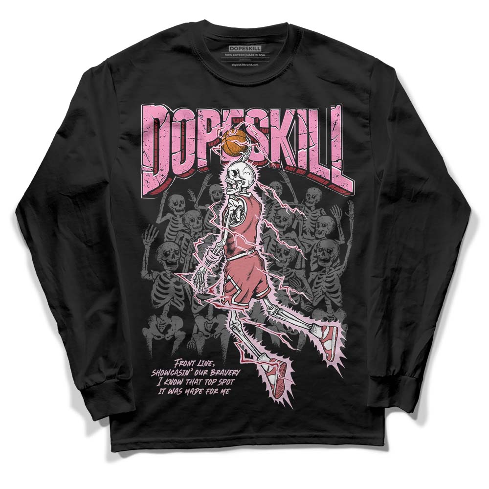Valentine's Day Collection DopeSkill Long Sleeve T-Shirt Thunder Dunk Graphic