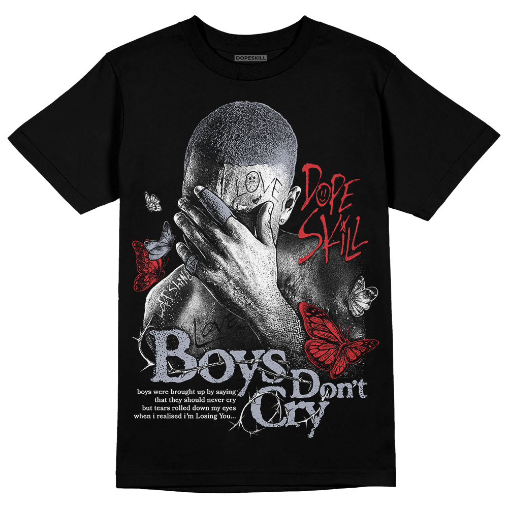 Bred Reimagined 4s DopeSkill T-Shirt Boys Don't Cry Graphic