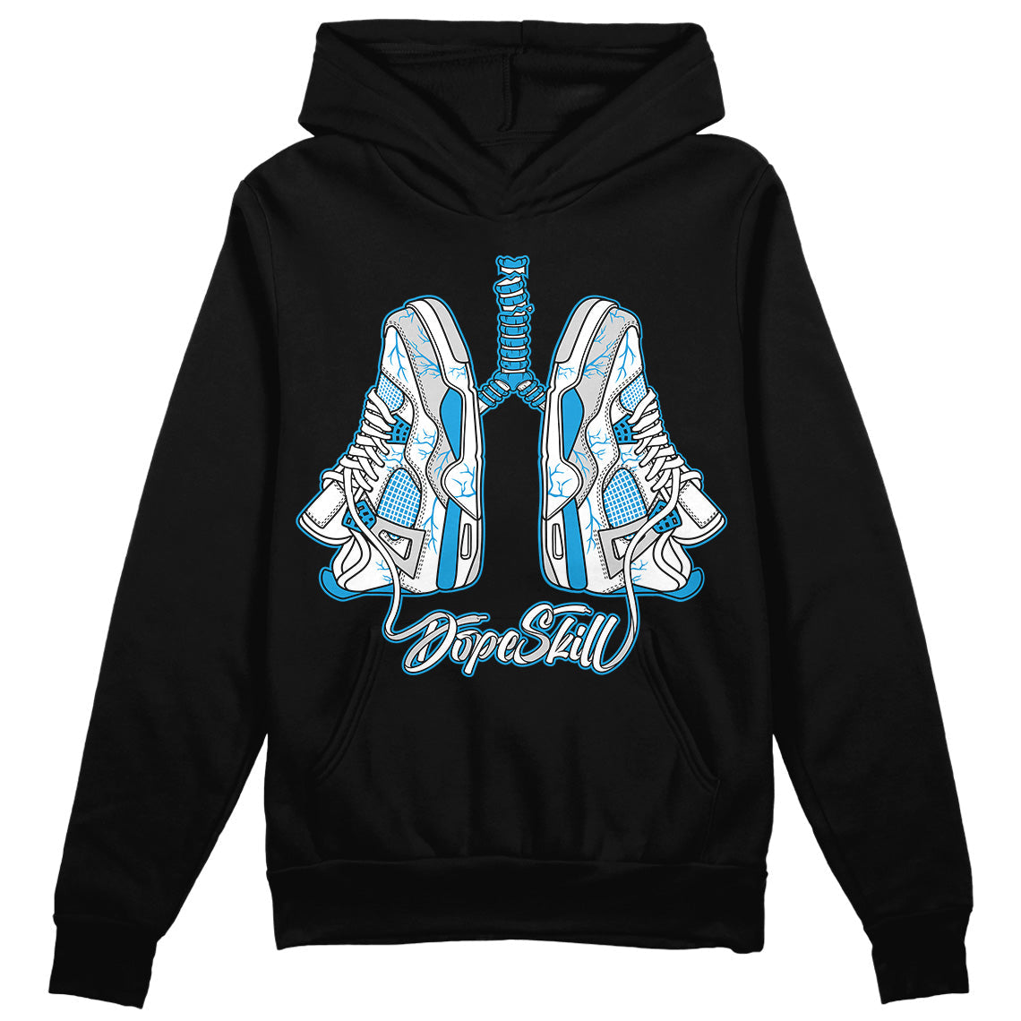 Military Blue 4s DopeSkill Hoodie Sweatshirt Breathe Graphic